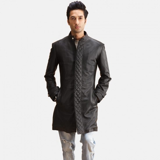 Men Leather Coat